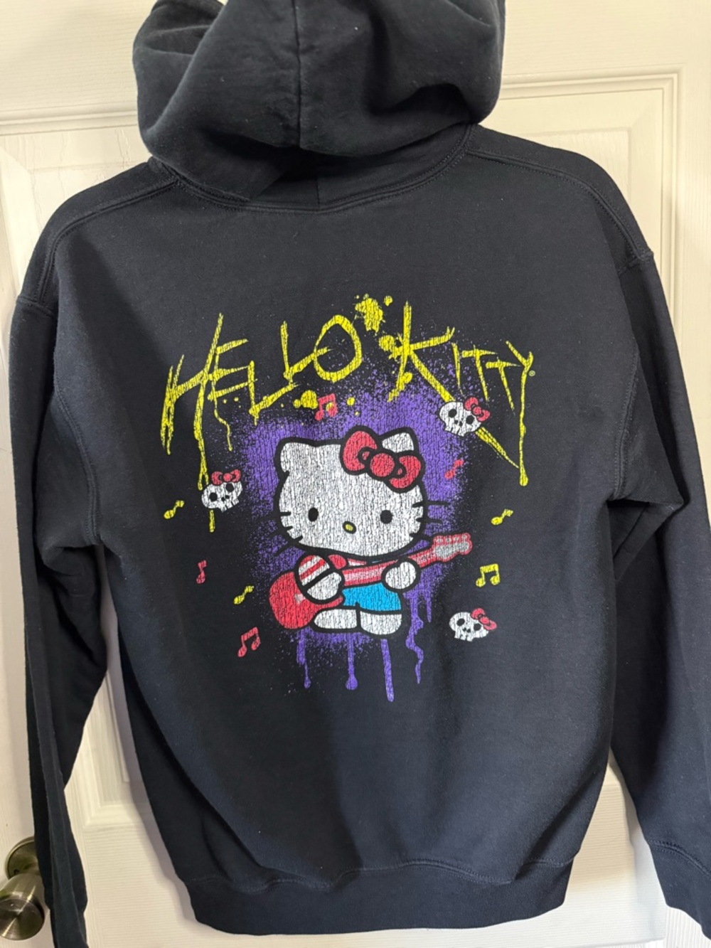 Hello Kitty Rock n’ Roll Guitar Hoodie - Adult